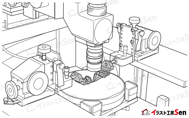 機械のテクニカルイラスト（サンプル）